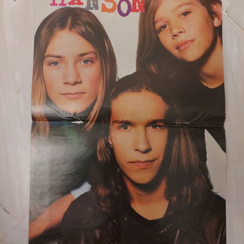 Jamie Walters & Hanson poster used, size 41x26
