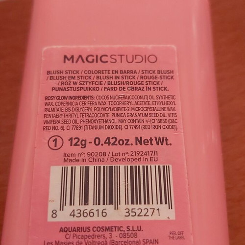 Magic Studio Blush Stick highly pigmented, like new