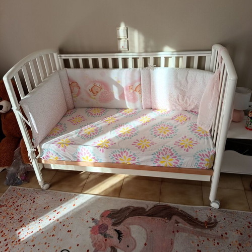 Pali wooden crib with storage and Maclaren baby stroller like new