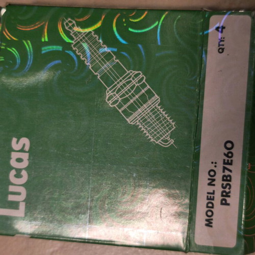 Lucas spark plugs set of four new with triple round tip