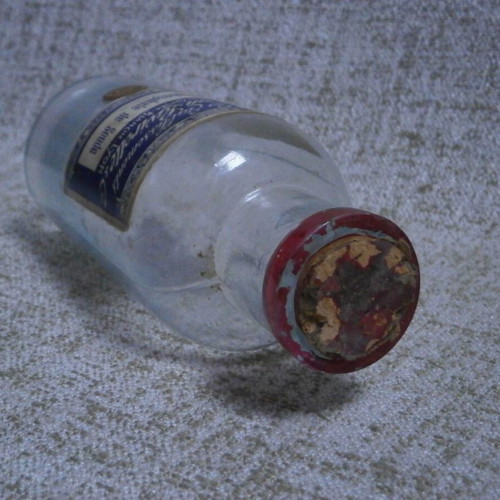 Pharmacy bottle used, vintage, French
