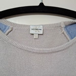 Calvin Klein Jeans sleeveless shirt Large used, gray and turquoise