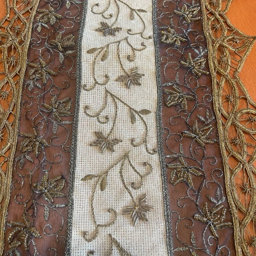 Lace embroidery new with festive lace