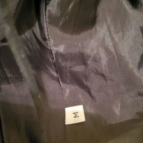 Women's black leather jacket with fur Medium like new