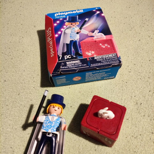 Playmobil 70156 Magician Figure like new