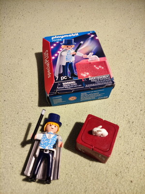Playmobil 70156 Magician Figure like new