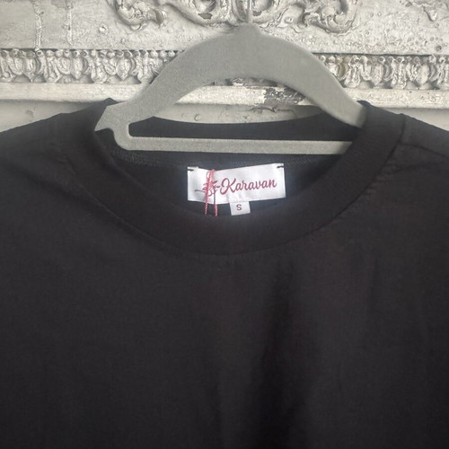 Karavan Oversized T-Shirt New Black Cotton Unisex