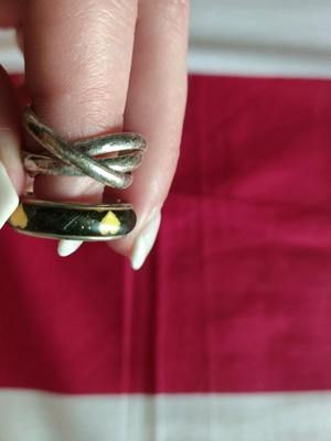 Rings used, pack of two with mood ring and tribero