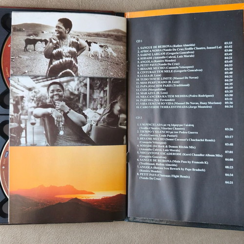 Cesaria Evora book with 2 CDs used