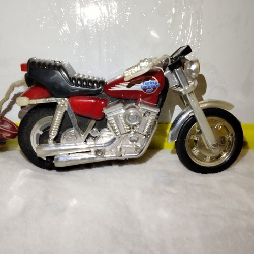 Harley Davidson Pull-String Motorcycle Matchbox 1981 used, vintage