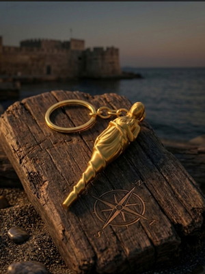 3D Printed Μπρελόκ Καρφίτσα εμπνευσμένη από την καρφίτσα της Πηνελόπης από την Οδύσσεια, καινούργιο