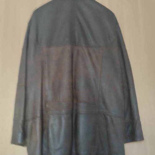 Men's leather coat