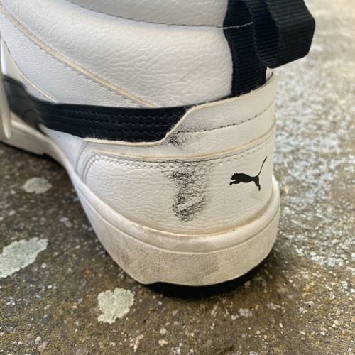 Puma Rebound V6 sneakers size 43 used, white