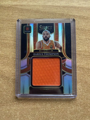 Darius Thompson Patch /125 EuroLeague Select 2025-2026
