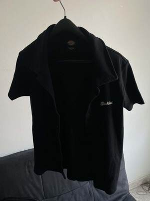 Dickies black unisex polo shirt like new size M