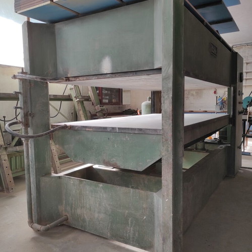 Woodworking press used heated hydraulic Manni 2500x1300