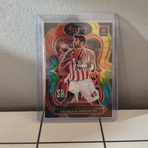 Panini Select Euroleague Georgios Printezis Tie Dye card like new