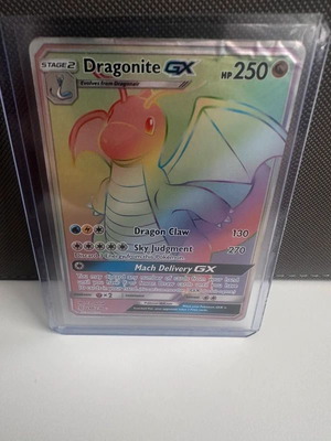 Pokémon Dragonite GX 248/236 Rainbow Rare κάρτα από Unified Minds