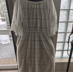 Lace beach dress like new, white, size M