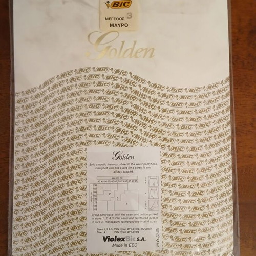 Bic Golden tights No 3, black