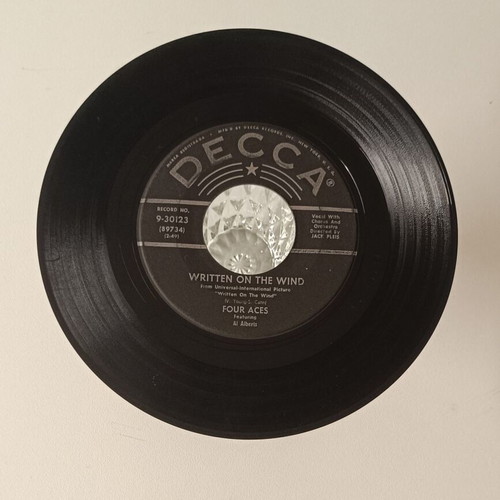 Decca 45 RPM Vinyl Record like new with Four Aces hits