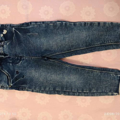 Mayoral denim shorts for girl with long denim gift