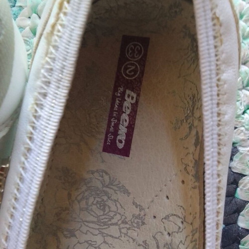Beco white ballerinas used, size 33