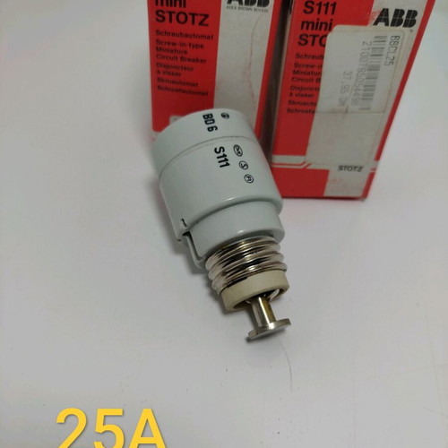 Mini STOTZ ABB S111 25A automatic circuit breaker pack of 2 new
