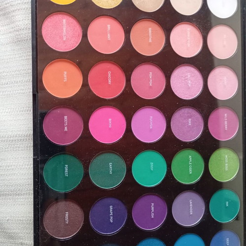 Morphe 35B Eyeshadow Palette like new with 35 vibrant shades
