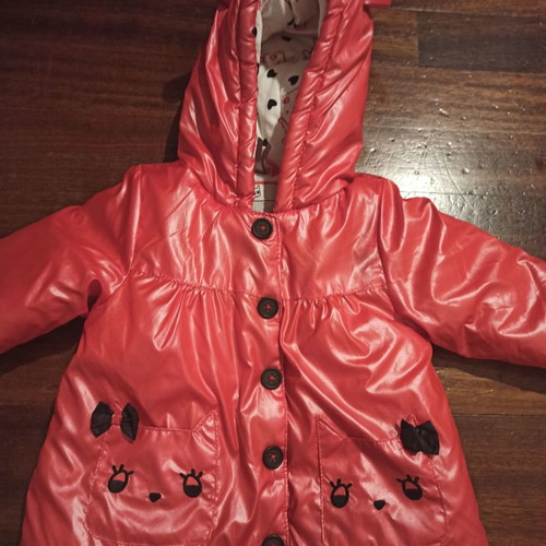 Orchestra baby jacket red for 6 months like new