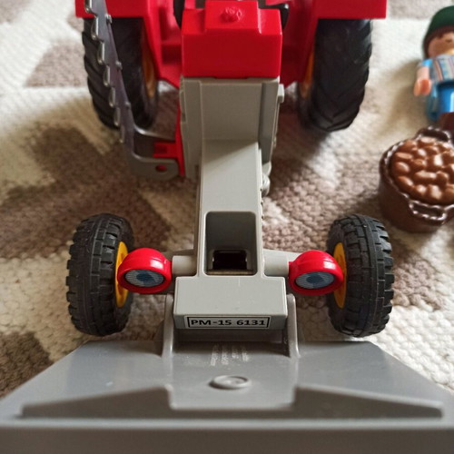 Playmobil country tractor with load like new