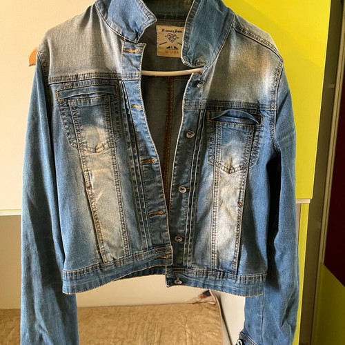 Women's denim jacket M-Sara like new, blue, size L