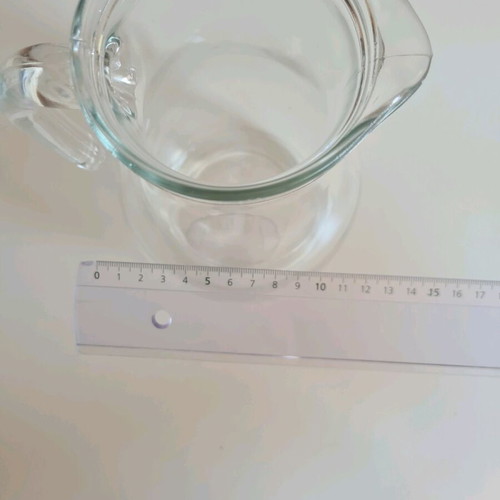 Glass water pitcher like new