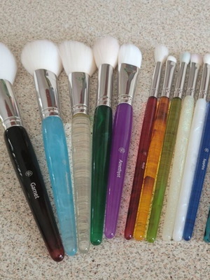 BH Cosmetics σετ πινελάκια Birthstone σαν καινούργιο, 12 τεμάχια