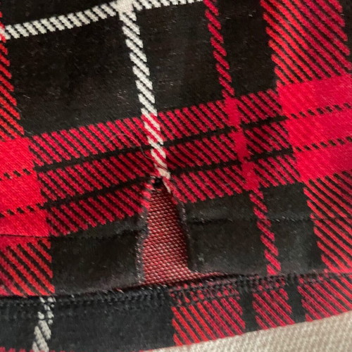 Marks & Spencer plaid skirt for girls 10-12 years, black and red