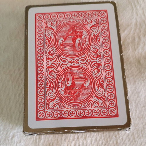 Modiano Poker Golden Trophy plastic red playing cards new