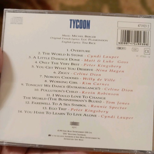 Tycoon OST CD used