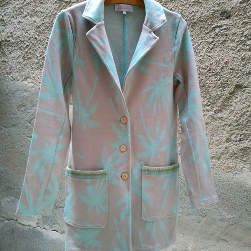 Dine n' Dance jacket new, pastel colors, size small