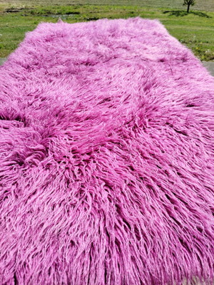 Velentza rug like new, purple pink, size 2.05x1.10