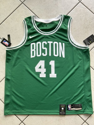Juancho Hernangomez #41 Boston Celtics Swingman jersey, size 2XL