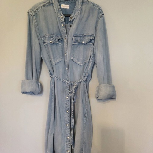 Jean semizie dress Funky Buddha like new, blue
