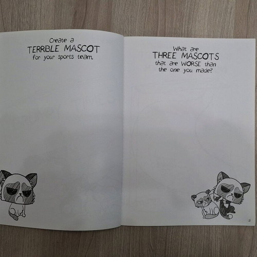 Grumpy Cat All About Miserable Me Doodle Journal new