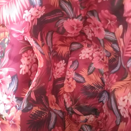 Calzedonia straw beach bag with floral fabric lining