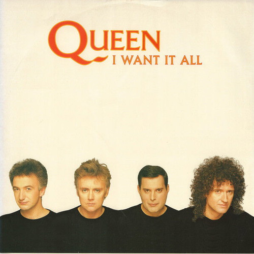 Queen I Want It All vinyl record used, rock