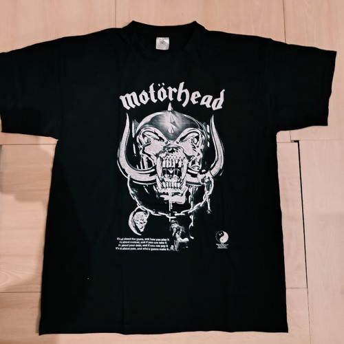 Motorhead fashion t-shirt new, 100% cotton, size M, black