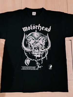 Motorhead fashion t-shirt new, 100% cotton, size M, black