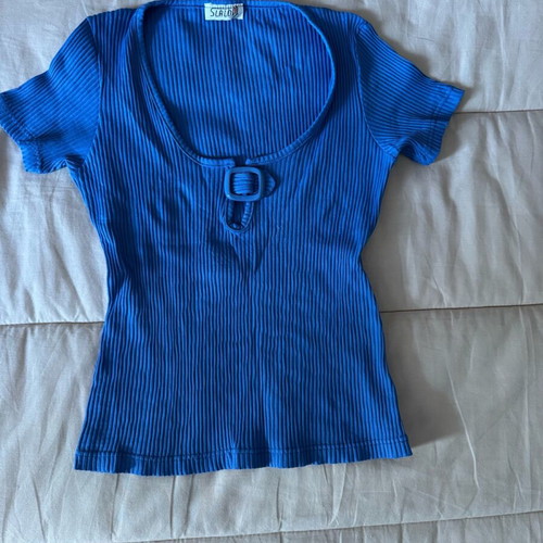 Blue blouse size S like new