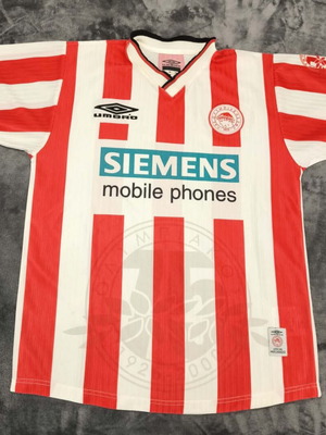 Olympiacos Jersey 2000-2001 Anniversary 75 Years Like New