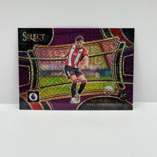 Panini Select Premier League Anel Ahmedhodzic RC Purple Mojo Sheffield 2023-24 new