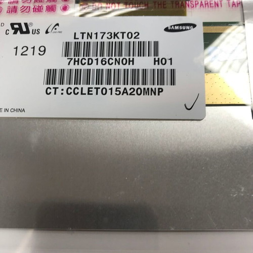 Laptop Screen LTN173KT01 17.3'' LED 40pin used